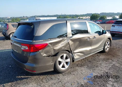 2019 Honda Odyssey Ex-L из США, поврежденный, VIN 5FNRL6H75KB131724